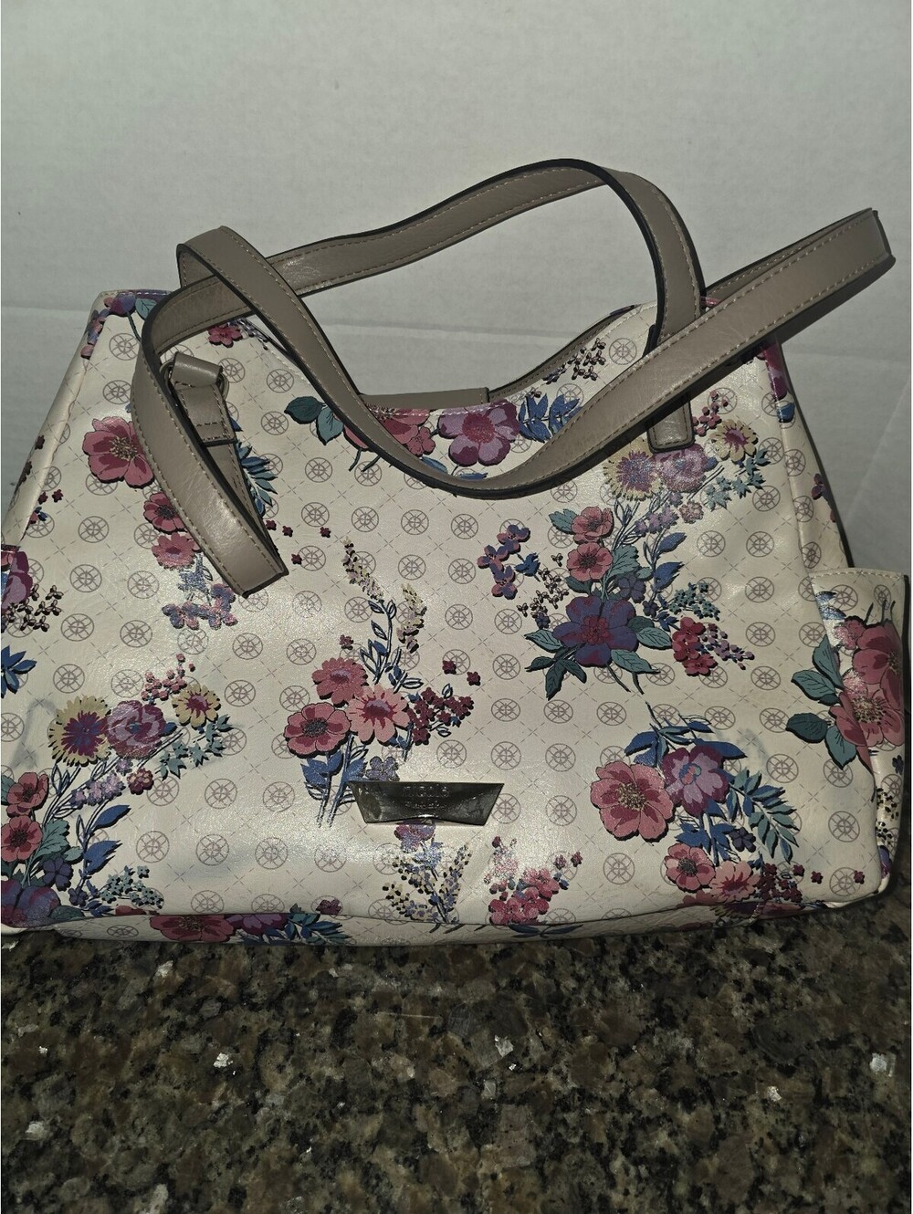 nicole miller purse Floral - Medium Size - Double Pocket On Sides